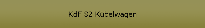 KdF 82 Kbelwagen